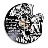 yltian Ich Liebe Dich bis zum Mond, zurück in die Unendlichkeit und darüber hinaus für Immer und Immer Wieder inspirierende Schallplatten-W