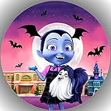 Fondant Tortenaufleger Tortenbild Geburtstag kompatibel mit VAMPIRINA K32