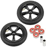 Mach1 2 Stück Big Wheel 205mm Scooter Air Luft Reifen-Set inklusive Kugellager + Spacer - Ersatz-R