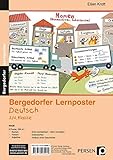 Lernposter Deutsch 3./4.Klasse: 6 Poster für den Klassenraum (Bergedorfer® Lernposter)
