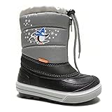 demar. Kinder Winterstiefel mit Wolle gefüttert Kenny (24/25, grau)