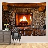 YYRAIN Nordic Polyester Pastoralen Stil Wandkunst Dekoration Gemälde Modernes Zuhause Wohnzimmer Schlafzimmer Wandteppich Nachttisch Wandbehang Multifunktionale Tischdecke 91x59Inch{W230xH150cm}