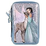 Depesche 10690 - Federtasche mit 3 Reißverschlüssen, Fantasy Model Iceprincess, ca. 7,5 x 13 x 20 cm, b