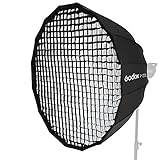 Godox Tragbare p120l 120 cm tief Parabolische Wabenraster Softbox Bowens Mount Studio Flash Reflektor Studio Softbox