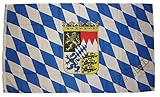 Bayern Flagge Großformat 250 x 150 cm wetterfest Fahne Landesflagge bayerische Raute Bayernflagg