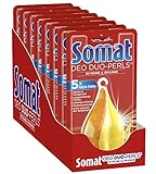 Somat Deo Duo Perls Zitrone und Orange, 8 Stück, Geruchsneutralisierer für die Spülmaschine mit sofortiger Wirkung