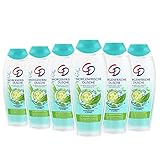 CD Duschgel 'Morgenfrische', Waschgel für belebende Frische, bei empfindlicher Haut geeignet, pH-hautneutral, vegane Körperpflege, 6 x 250 ml, 1.5