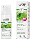 lavera Hautbildverfeinerndes Fluid, Reines und ebenmäßiges Hautbild. Unreine Haut, Intensive Feuchtigkeit. Bio Pflanzenwirkstoffe, Natural und innovative Gesichtspflege 1er Pack (1 x 50 ml)