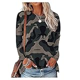 Frauen Lange Hülse T-Shirts Weiche Baumwolle Grund Tees Multi Farbe Pullover Tops U