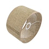 MSRRY 1 x moderner E27-Lampenschirm, gewebt, Schreibtisch-Lampenschirm (Gehäusefarbe: Khaki)