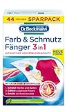 Dr. Beckmann Farb- und Schmutzfänger 3in1 | Farbfangtücher für ultimativen Verfärbungsschutz | mit EXTRA FARB- & FASERPFLEGE | 44 Tü