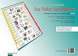 Plakat Sprichwörter: Übungsheft und 1 Plakat: Plakat Sprichworter A2-B1 (Lernplakate)