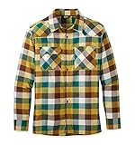 Outdoor Research M Feedback Flannel Shirt Kariert-Gelb-Grün, Herren Hemd, Größe M - Farbe Bark