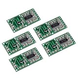 SODIAL 5 Stueck RCWL-0516 Mikrowellenradarsensor Clever Modul Zum Schalten des Menschlichen Koerpers Induktionsmodul 5-7M Erkennung Abstand 4-28V 100