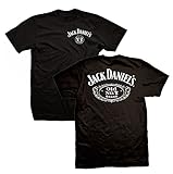 Jack Daniel's Offiziell lizenziertes T-Shirt 261439JD (Medium) schw