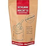 SCHLANK MACHT'S - Low-Carb Proteinpulver - Das 5-Komponenten-Protein für Figurbewusste. Ideal zur Low-Carb-Ernährung. (600 Gramm Pulver)