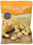 Seeberger Macadamia geröstet, gesalzen, 13er Pack (13 x 125 g Beutel)