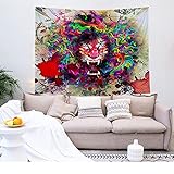 NHhuai Wandteppich Wandbehang Tapestry Tapisserie Dekotuch Wandtuch Tischdecke Strandtuch Schlafzimmer Home Wandteppich Tierdruck