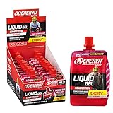 Enervit Sport Competition Liquid Gel mit Koffein, Black Cherry, 18 x 60