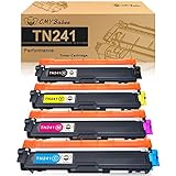 CMYBabee Remanufactured Toner Cartridge Ersatz für Brother TN241 TN245 für HL3140CW HL3152CDW HL3142CDW HL3170CDW MFC9332CD DCP9022CDW DCP9020CDW MFC9140CDN MFC9142CDN DCP9015CDW (4 Packung)