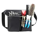 Majome Professionelle Haarschere Kamm Hüfttasche Tasche Friseur Haarnadel Salon Werkzeug Fall Haar Styling Supplies Trend Design Practical Gürteltasche Friseurtasche Friseur-Werkzeug