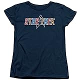 Star Trek - Frauen-Bunt Logo T-Shirt, XX-Large, Navy