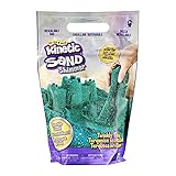 Kinetic Sand Schimmersand Petrol, 907 g blaugrüner Glitzersand für Indoor-Sandsp