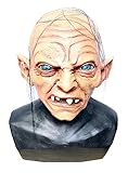 shoperama Hochwertige Latex-Maske in Lebensmittelqualität - Gollum - Herr der Ringe Hobb