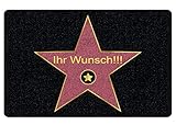 Walk of Fame Fußmatte mit Namen - Personalisiertes Geschenk mit Name und S