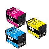 129XL Kompatibel Tintenpatrone als Ersatz für Epson 129 XL T1295 T1291 T1292 T1293 T1294 für Epson Workforce WF-3520 WF-3540 WF-7525 WF-7515 Stylus SX235W SX425W SX445W SX535WD Stylus Office BX630FW