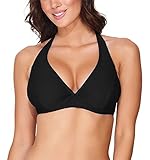 Merry Style Damen Bikini Oberteil 74RN24 (Schwarz (9240), 95 B)