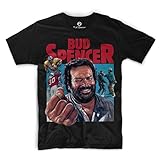 Bud Spencer - Comic Art - T-Shirt (schwarz) (XL)