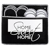 ONVAYA ABS Gästepantoffel Home Sweet Home | 6er Set | Antirutsch | Hausschuhe | G