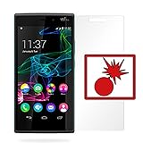 Slabo 2 x Panzerschutzfolie Wiko Ridge 4G Panzerfolie Displayschutzfolie Schutzfolie Folie Shockproof|Stoßfest unsichtbar Made IN Germany