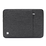NIDOO 14 Zoll Wasserdicht Laptop Sleeve Case Notebook Hülle Schutzhülle Tasche Schutzabdeckung Laptoptasche für 14' HP Stream 14/2017 Lenovo ThinkPad X1 Yoga / 14' ThinkPad A475 Laptop (Dunkelgrau)