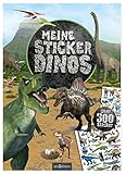 Meine Sticker-Dinos: Über 300 Sticker | Stickerheft für Kinder ab 4 J