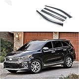 Windabweiser Regenabweiser für Kia Sorento 2015-2020, Autofenster Regenschutz, Regenabweiser, Anklebbare Deflektoren, 4 Stück