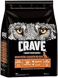 CRAVE Premium Trockenfutter mit Truthahn & Huhn für Hunde – Getreidefreies Adult Hundefutter mit hohem Proteingehalt – Großpackung – 3 x 2.8 k g