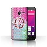 Stuff4® Hülle/Case für Alcatel OneTouch Pixi 3 5 / Krawatte Farbstoff Marmor Muster/Hippie Hipster Kunst Kollek