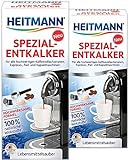 Heitmann Kaffeevollautomaten Entkalker: Kalklöser für Kaffeemaschinen, Espressomaschinen, Padmaschinen, 2x 250