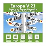 Europa Profi Outdoor Topo Karte - Topografische Outdoor Freizeitkarte für Garmin Oregon 200, 300, 400, 400c, 400i, 400t, 450