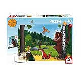 Schmidt Spiele 56266 Gruffalo Der Grüffelo, Kinderpuzzle mit Turnbeutel, 40 Teile, b