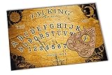 WICCSTAR Hölzernes Ouija Board Brett. Hexenbrett mit detaillierten anweisungen Brettsp