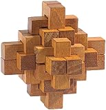 Playtastic Knobelspiele: Geduldspiel Der verhexte Knoten (Holz Geduldspiele Lösungen)
