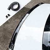 (Breite: 5 cm) Auto Rear Spoiler Universal Kofferraumspoiler Autodach Heckspoiler Spoiler Lippe für viele Fahrzeuge(Glänzend Schwarz)