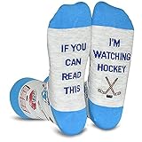 GOLIN Socken für Gaming, Golf, Fußball, Lesen, Hockey, Rennen, lustiges Weihnachtsgeschenk für Männer, Hockey, M
