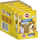 Pedigree® Dentastix Chewy Chunx Zahnpflegesnacks für große Hunde über 15kg, mit Huhn, 5x68g