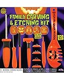 Horror-Shop Halloween Kürbis Schnitz Set 20-TLG. mit Anleitung
