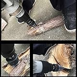 ZHHX Hochgeschwindigkeitsstahl, Holzbohrer, Spiralbohrer, Spaltbohrer, Spaltbohrer, Spaltbohrer, rund, quadratisch, sechseckig, 45 mm, 42 mm, 32 mm (Lochdurchmesser: 42 mm, Schaftform: rund)