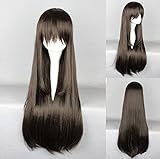 Ladieshair Cosplay Perücke Noragami - Hiyori Iki Dark Brown 80